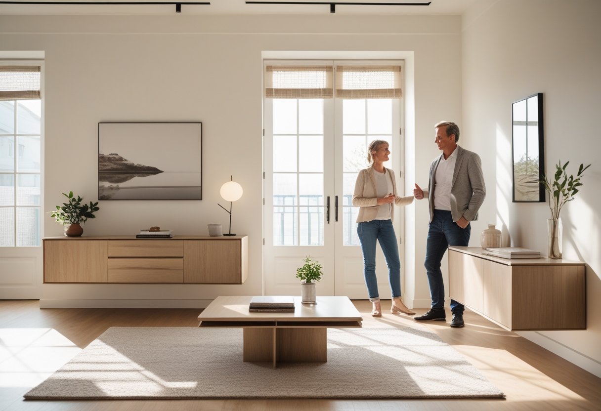 Sådan vælger du det perfekte sofabord og væghængt skænk til stuen